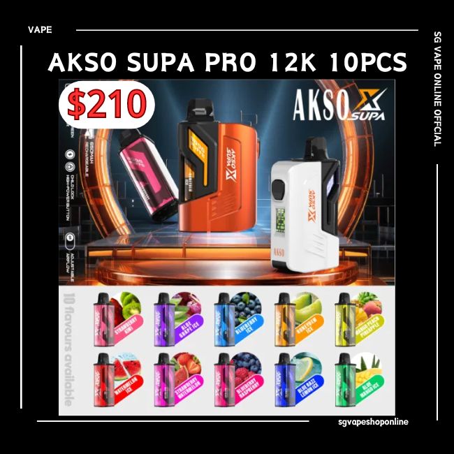 akso-supa-pro-kit-12000-puff-disposable-vape-shop-singapore-same-day-free-delivery