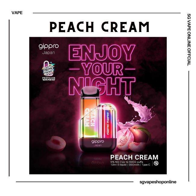 gippro-6000-puff-peach-cream-disposable-vape-shop-singapore