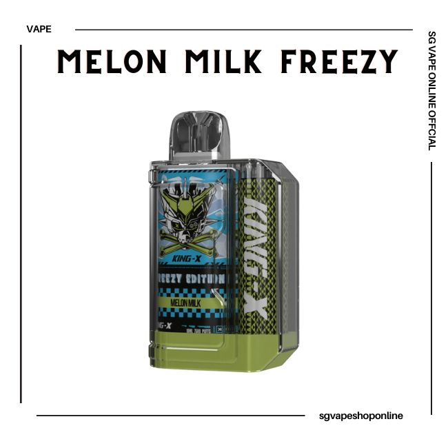king-x-7500-puff-freezy-melon-milk-disposable-vape-shop-singapore