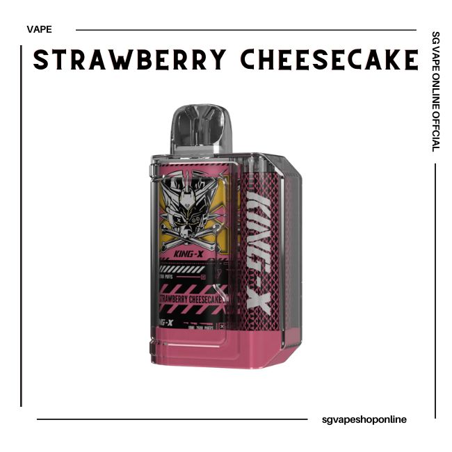 king-x-7500-puff-strawberry-cheesecake-disposable-vape-shop-singapore