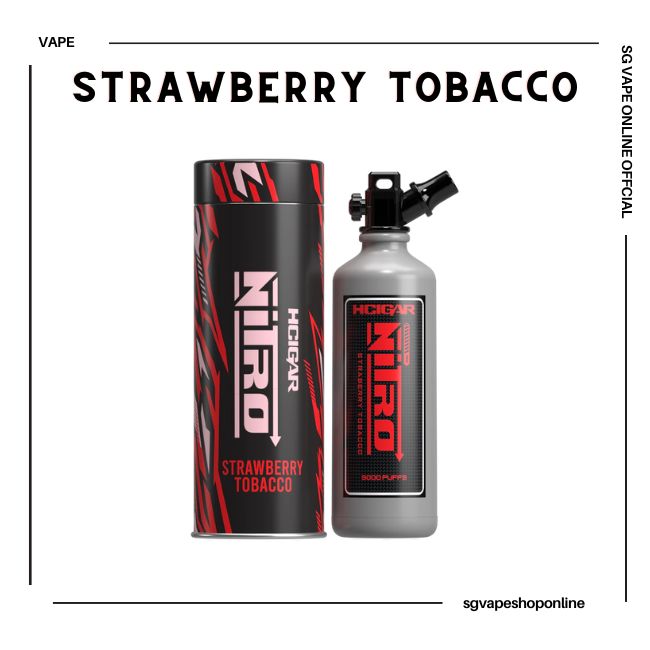 nitro-9000-puff-strawberry-tobacco-disposable-vape-shop-singapore