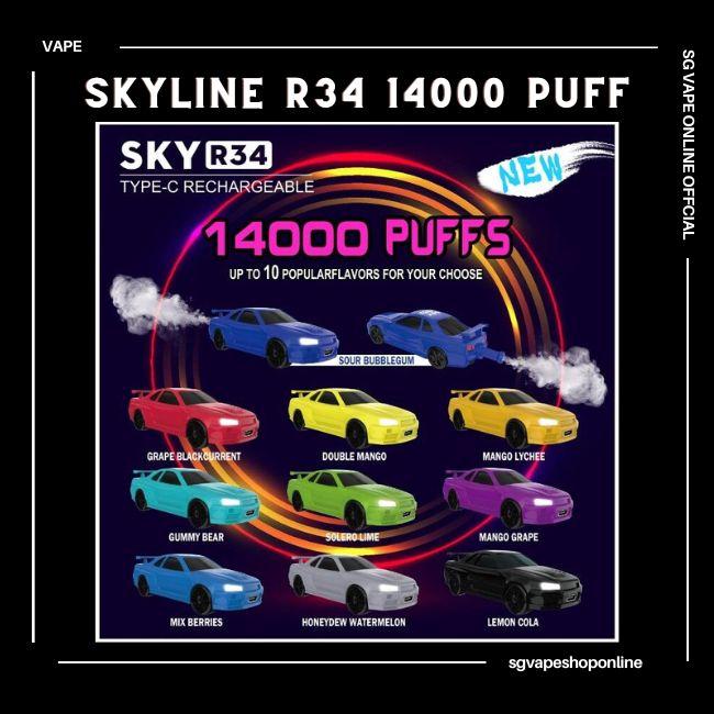 skyline-gtr34-14000-puff-disposable-vape-shop-singapore