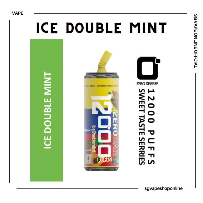 zero-bar-12000-puff-ice-double-mint-disposable-vape-shop-singapore