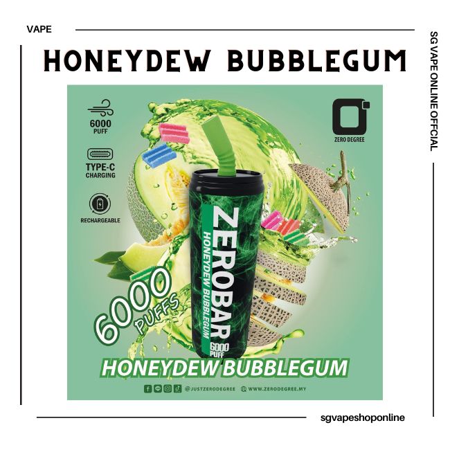 zero-bar-6000-puff-honeydew-bubblegum-disposable-vape-shop-singapore