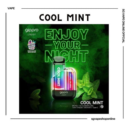 gippro-6000-puff-cool-mint-disposable-vape-shop-singapore