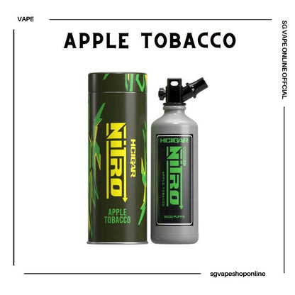 nitro-9000-puff-apple-tobacco-disposable-vape-shop-singapore