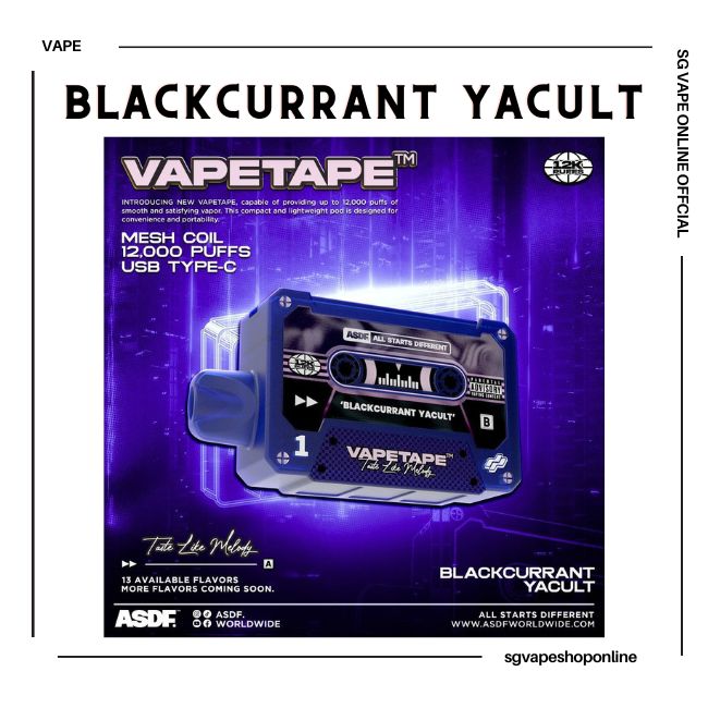 vapetape-12000-puff-blackcurrant-yacult-disposable-vape-shop-singapore