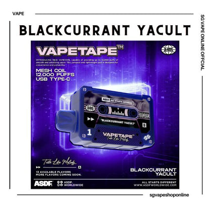 vapetape-12000-puff-blackcurrant-yacult-disposable-vape-shop-singapore