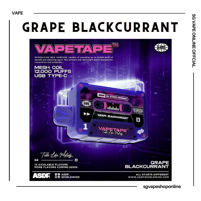 vapetape-12000-puff-grape-blackcurrant-disposable-vape-shop-singapore