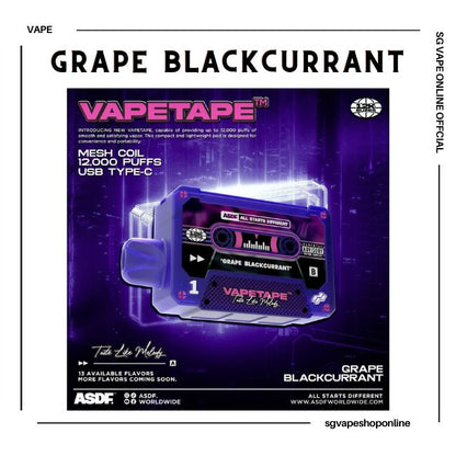 vapetape-12000-puff-grape-blackcurrant-disposable-vape-shop-singapore