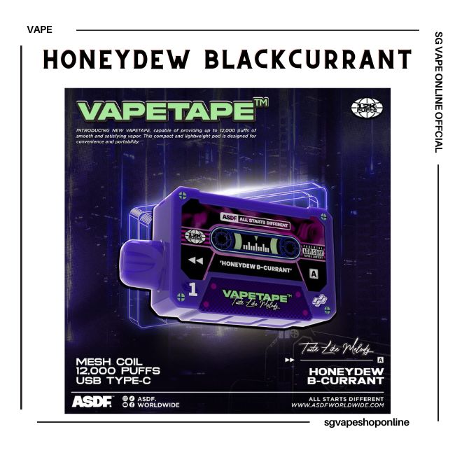 vapetape-12000-puff-honeydew-blackcurrant-disposable-vape-shop-singapore