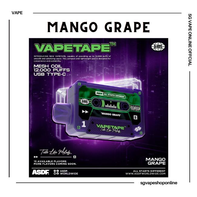vapetape-12000-puff-mango-grape-disposable-vape-shop-singapore