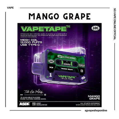 vapetape-12000-puff-mango-grape-disposable-vape-shop-singapore
