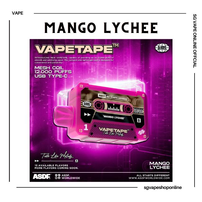 vapetape-12000-puff-mango-lychee-disposable-vape-shop-singapore