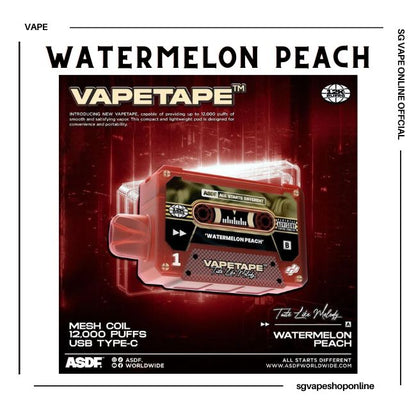 vapetape-12000-puff-watermelon-peach-disposable-vape-shop-singapore